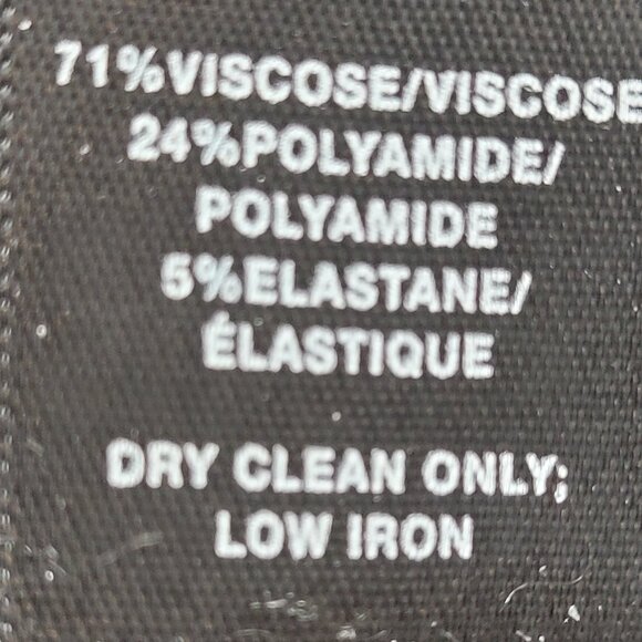 Lafayette 148 New York Demi Punto Milano Zip-Up Dress Navy Blue Size XL - Picture 10 of 11